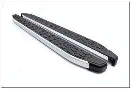 Omsa Line Fiat Doblo 2000-2009 Blackline Mat Alüminyum Alınlı Yan Basamak