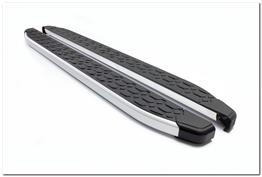 Omsa Line Ford Tourneo Courier 2023 Sonrası Blackline Mat Alüminyum Alınlı Yan Basamak