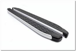 Omsa Line Ford Connect 2022 Sonrası Uzun Şasi Blackline Mat Alüminyum Alınlı Yan Basamak