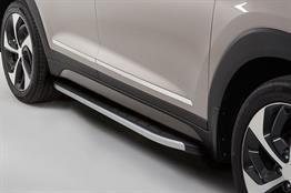 Omsa Line Kia Niro 2017 Sonrası Proside Mat Alüminyum Alınlı Yan Basamak