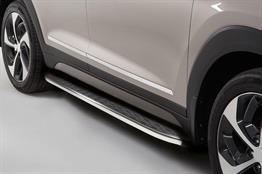 Omsa Line Mercedes EQA 2021 Sonrası Blackline Krom Alınlı Yan Basamak