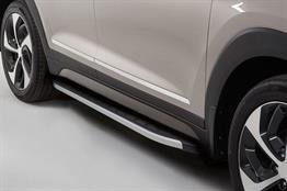 Omsa Line MG ZS Benzinli 2022 Sonrası Proside Mat Alüminyum Alınlı Yan Basamak