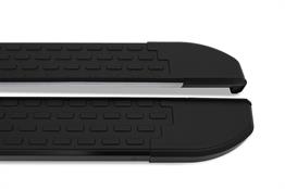 Omsa Line VW T5 Caravelle 2003-2014 Kısa Şasi Nevada Mat Siyah Alüminyum Alınlı Yan Basamak