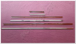 WOC Chrome Bmw X5 Krom Cam Çıtası 2006-2013 6 Parça Paslanmaz Çelik