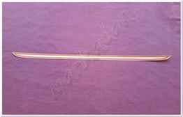 WOC Chrome Citroen C4 HB Krom Bagaj Alt Çıta 2010-2020 Paslanmaz Çelik