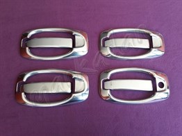 WOC Chrome Fiat Doblo Krom Kapı Kolu 2010-2023 4 Kapı 8 Parça Paslanmaz Çelik