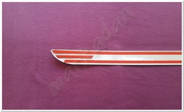 WOC Chrome Fiat Doblo Krom Bagaj Alt Çıta 2010-2014 Paslanmaz Çelik