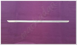 WOC Chrome Fiat Doblo Krom Bagaj Alt Çıta 2010-2014 Paslanmaz Çelik