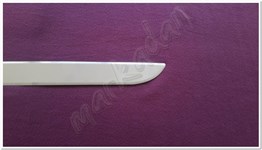 WOC Chrome Fiat Doblo Krom Bagaj Alt Çıta 2010-2014 Paslanmaz Çelik