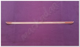 WOC Chrome Fiat Doblo Krom Bagaj Alt Çıta 2010-2014 Paslanmaz Çelik