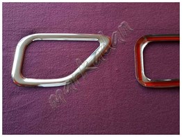 WOC Chrome Fiat Doblo Krom Sis Farı Çerçevesi 2015-2023 2 Parça Paslanmaz Çelik