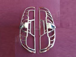 WOC Chrome Fiat Doblo Krom Stop Çerçevesi 2015-2023 2 Parça Abs Krom