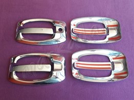 WOC Chrome Fiat Ducato Krom Kapı Kolu 2006-2014 4 Kapı 8 Parça Paslanmaz Çelik