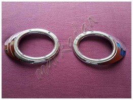 WOC Chrome Ford Connect Krom Sis Farı Çerçevesi 2009-2014 2 Parça Abs Krom