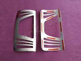 WOC Chrome Ford Connect Krom Stop Çerçevesi 2009-2014 2 Parça Paslanmaz Çelik