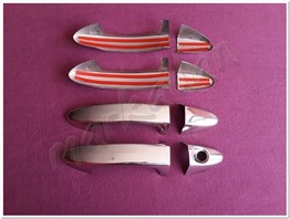 WOC Chrome Ford Fiesta Krom Kapı Kolu 2009-2017 4 Kapı Paslanmaz Çelik