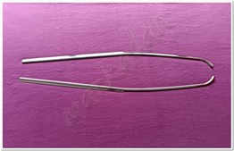 WOC Chrome Ford Tourneo Courier Krom Cam Çıtası 2014-2023 2 Parça Paslanmaz Çelik