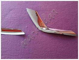 WOC Chrome Ford Tourneo Courier Krom Sis Farı Çerçevesi 2018-2023 2 Parça Paslanmaz Çelik