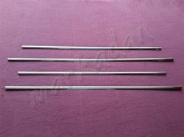 WOC Chrome Mercedes W201 Krom Cam Çıtası 1983-1993 4 Parça Paslanmaz Çelik