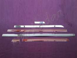 WOC Chrome Mercedes Vito W447 Uzun Şasi Krom Yan Kapı Çıtası 2014 Sonrası 6 Parça Paslanmaz Çelik