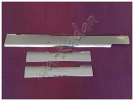 WOC Chrome Mercedes Vito W638 Krom Kapı Eşiği 1996-2003 3 Parça Paslanmaz Çelik