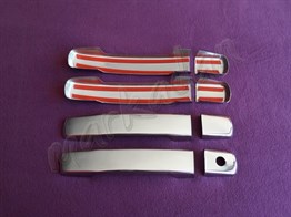 WOC Chrome Nissan Navara Krom Kapı Kolu Tek Delikli 2006-2015 4 Kapı Paslanmaz Çelik