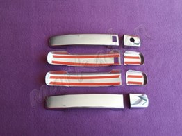 WOC Chrome Nissan Qashqai Sensörlü Krom Kapı Kolu 2007-2014 4 Kapı Paslanmaz Çelik