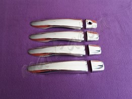 WOC Chrome Nissan Qashqai Sensörsüz Krom Kapı Kolu 2014-2021 4 Kapı Paslanmaz Çelik
