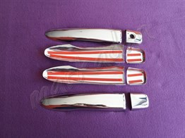 WOC Chrome Nissan Qashqai Sensörsüz Krom Kapı Kolu 2014-2021 4 Kapı Paslanmaz Çelik