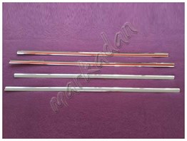 WOC Chrome Opel Astra G Sedan Krom Cam Çıtası 1998-2009 4 Parça Paslanmaz Çelik