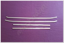 WOC Chrome Opel Combo Krom Cam Çıtası 2012-2018 4 Parça Paslanmaz Çelik