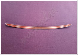 WOC Chrome Opel Corsa D Krom Bagaj Alt Çıta 2006-2015 Paslanmaz Çelik