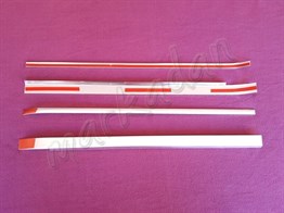 WOC Chrome Peugeot Bipper Krom Sürgülü Kapı Çıtası 2008 Sonrası 4 Parça Paslanmaz Çelik