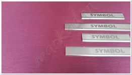 WOC Chrome Renault Symbol Kapı Eşiği 2013-2021 4 Parça Paslanmaz Çelik