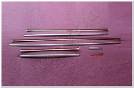 WOC Chrome Renault Clio 4 Sport Tourer Krom Cam Çıtası 2012-2020 8 Parça Paslanmaz Çelik