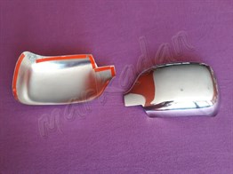 WOC Chrome Renault Kangoo Krom Ayna Kapağı 2002-2007 2 Parça Paslanmaz Çelik