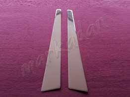 WOC Chrome Renault Megane 2 Kapı Direği 2004-2010 2 Parça Paslanmaz Çelik