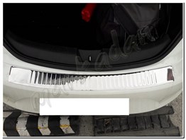 WOC Chrome Renault Megane 4 Sedan Krom Arka Tampon Eşiği 2016 Sonrası Paslanmaz Çelik