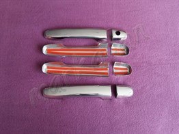 WOC Chrome Toyota Corolla Krom Kapı Kolu 2002-2007 4 Kapı Paslanmaz Çelik