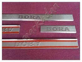 WOC Chrome VW Bora Krom Kapı Eşiği 1998-2004 4 Parça Paslanmaz Çelik