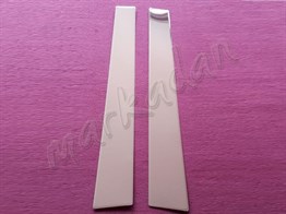 WOC Chrome VW Caddy Kapı Direği 2004-2014 2 Parça Paslanmaz Çelik