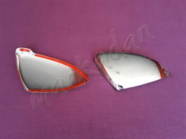 WOC Chrome VW Golf 7 Krom Ayna Kapağı 2012-2020 2 Parça Paslanmaz Çelik