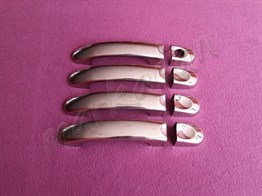 WOC Chrome VW T5 Caravelle Krom Kapı Kolu 2003-2014 4 Kapı Paslanmaz Çelik
