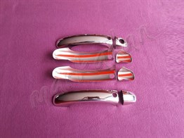 WOC Chrome VW Touareg Sensörlü Krom Kapı Kolu 2003-2007 4 Kapı Paslanmaz Çelik