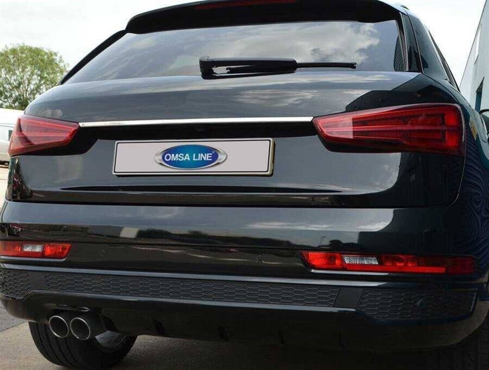 Audi Q3 Krom Plaka Üstü Çıta 2011-2018 Arası