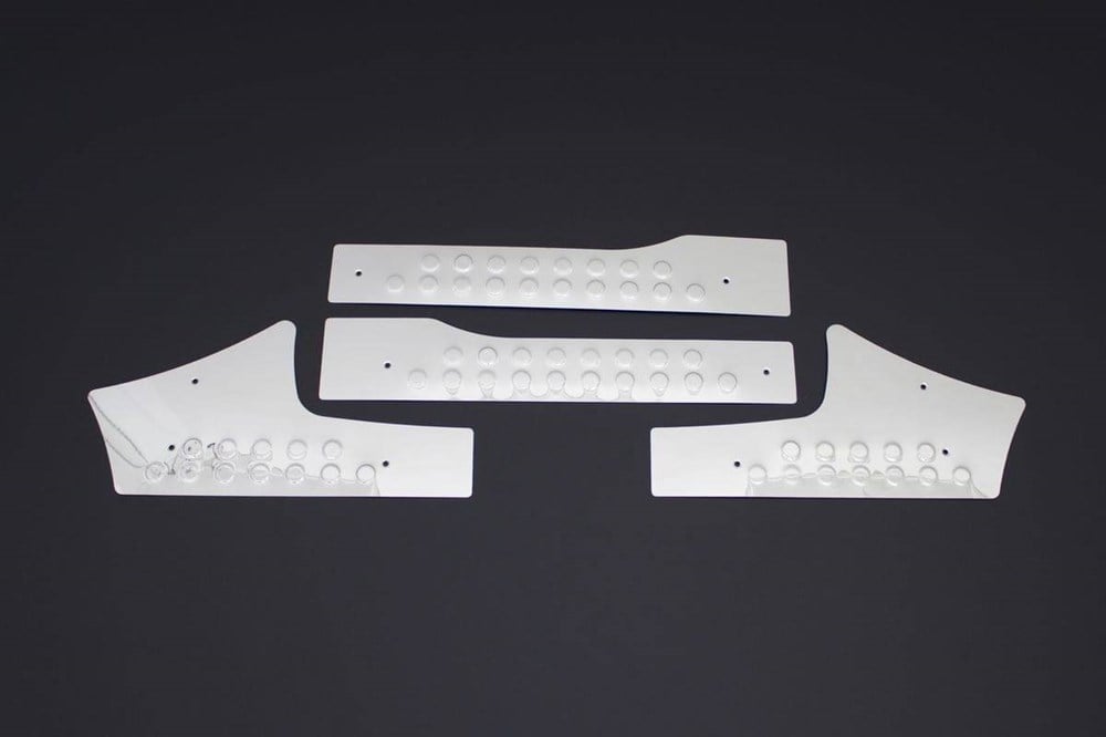 Citroen Berlingo 2 Krom İç Kapı Eşiği 4 Parça 2008-2018 Arası