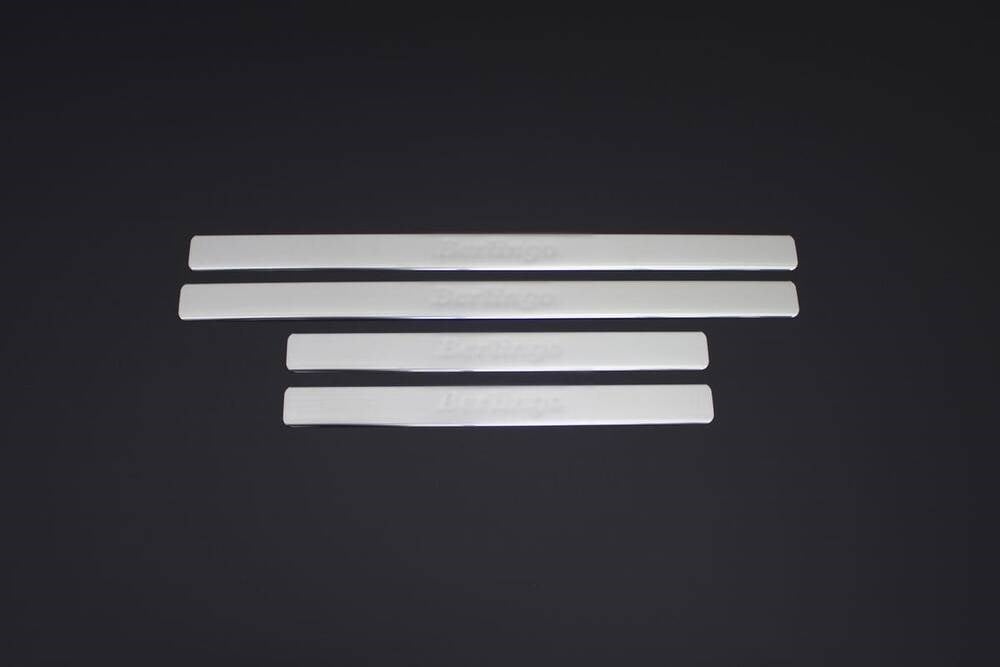 Citroen Berlingo Krom Kapı Eşiği 4 Parça 2008-2018 Arası