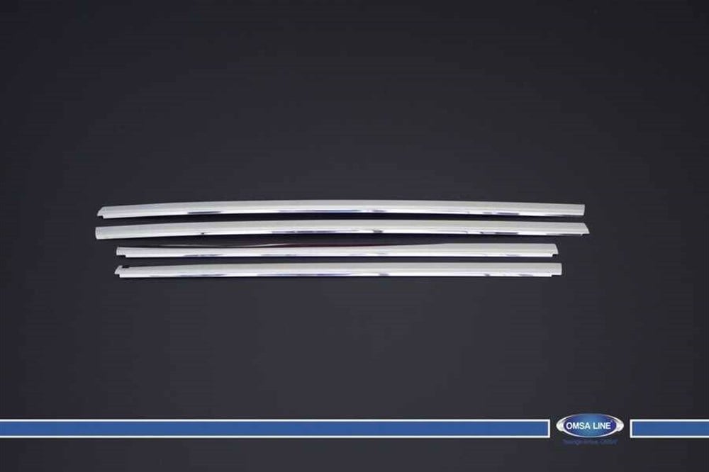 Citroen C3 Krom Cam Çıtası 4 Parça  2002-2009 Arası