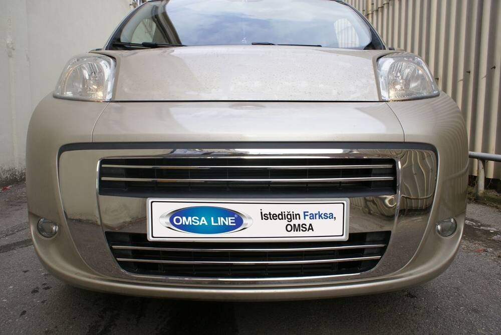 Citroen Nemo Krom Ön Tampon Çıtası 4 Parça 2007 ve Sonrası