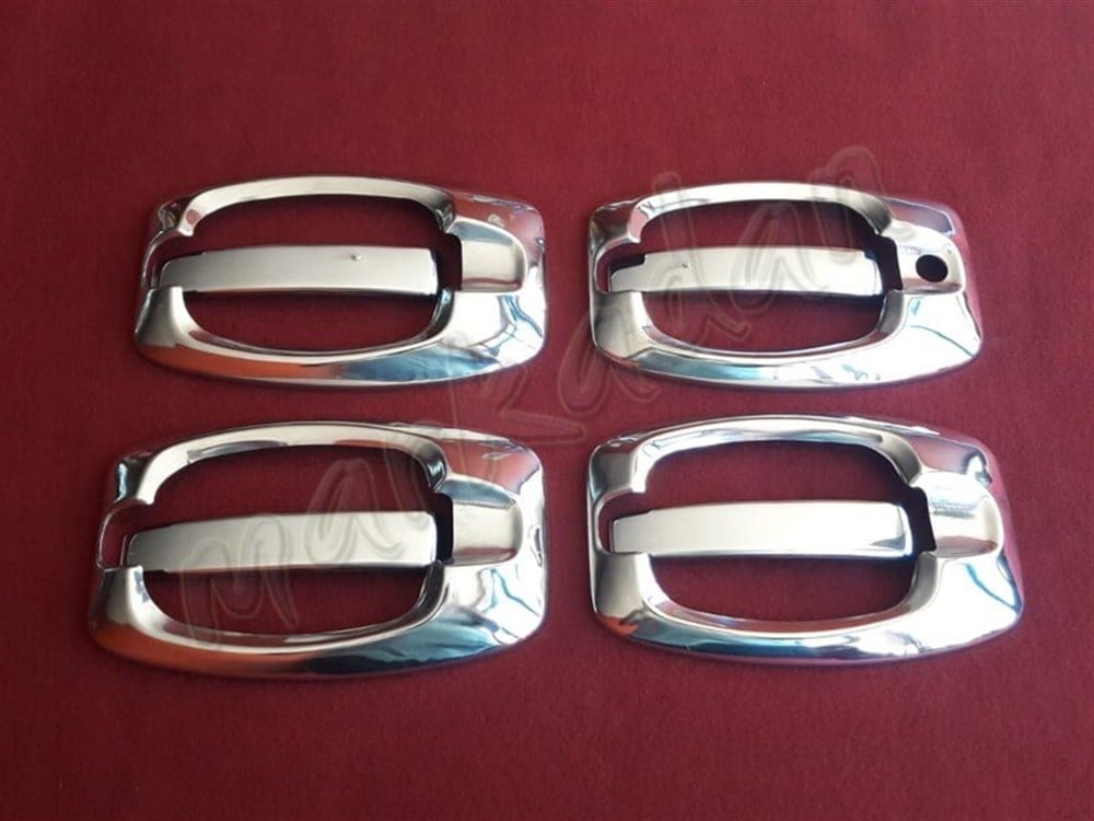 DB Chrome Citroen Jumper Kapı Kolu Nikelajı 2006 Sonrası 4 Kapı 8 Parça P.Çelik